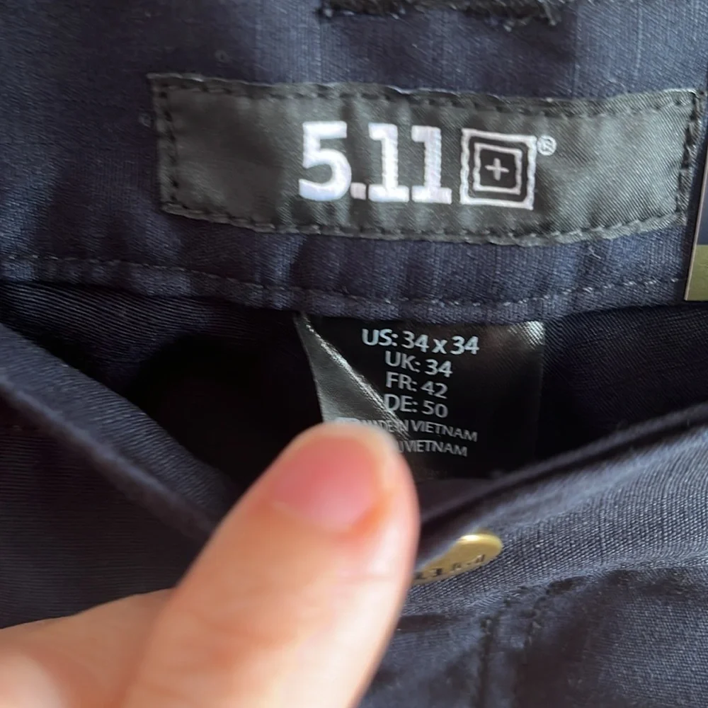 HP π 5.11 Tactical navy pants NWT 34x34 - Picture 6 of 14